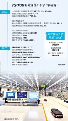 全球高技術制造業龍頭企業紛紛布局 外資在漢投資更有"含金量""含新量"